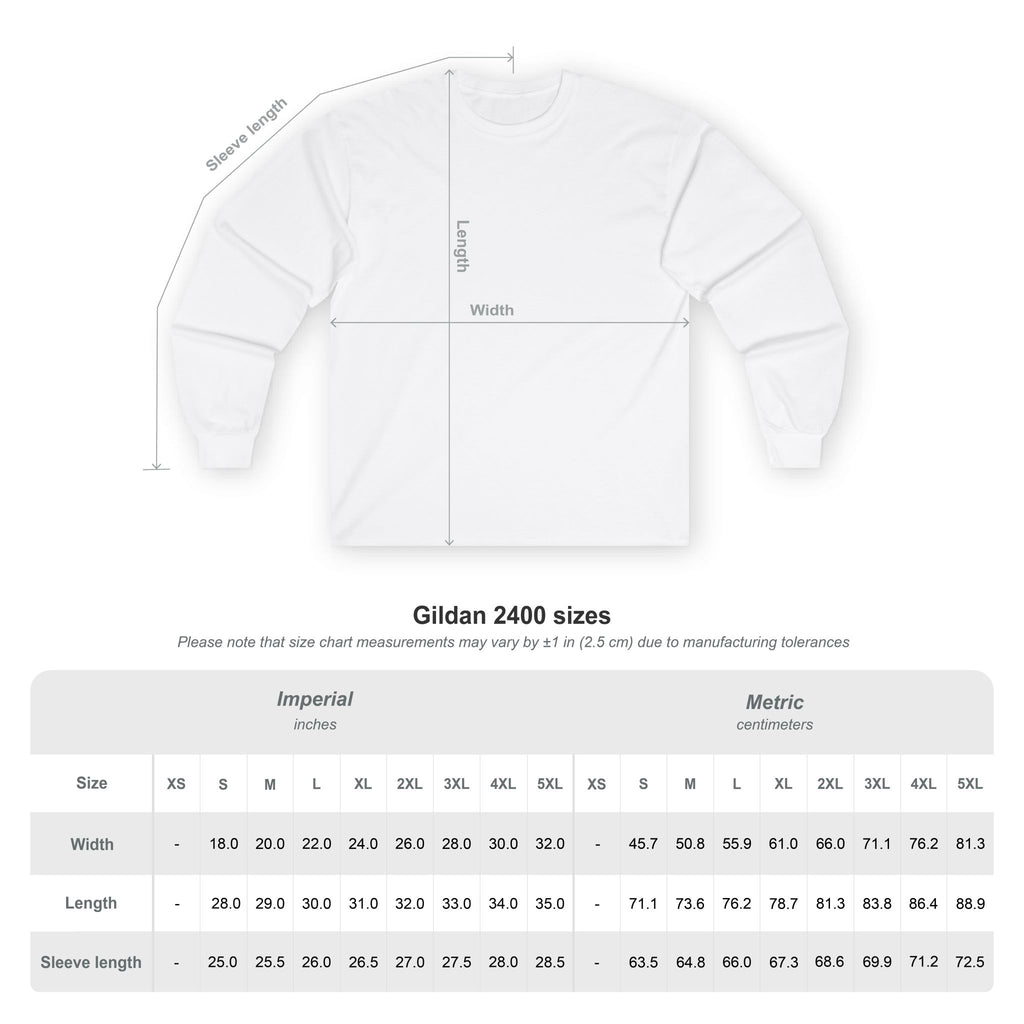 Long Sleeve Tee — Cute Hippo Graphic Shirt