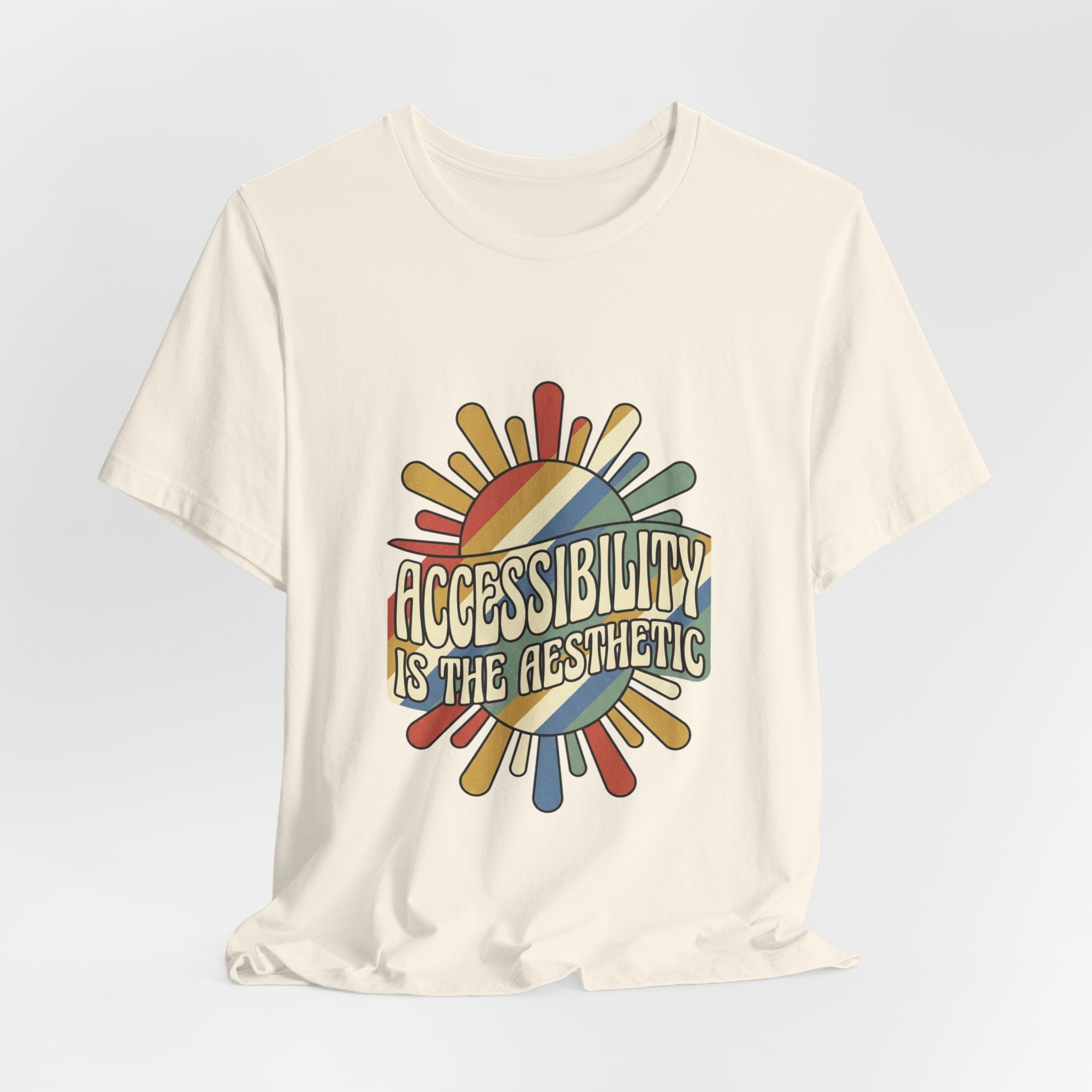 Accessibility Is The Aesthetic tee | Disability Pride Month, Inclusive Typography