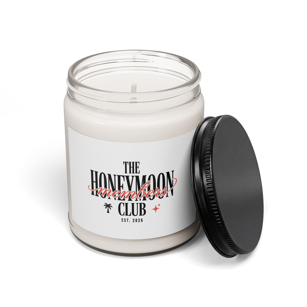 Honeymoon Club Candle | Scented Soy Candle, Bride Era Engagement Slogan