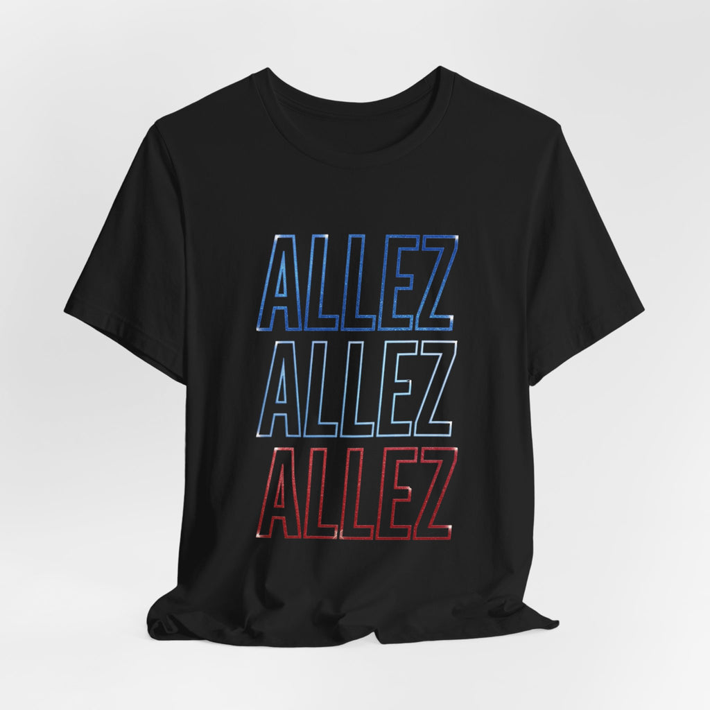 Allez Allez Allez Tee | Cycling Tour de France French Cycling Graphic