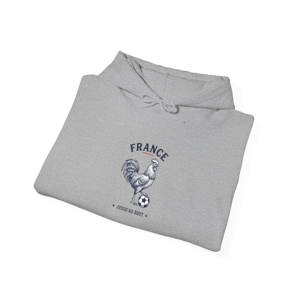 France Soccer Rooster Hoodie | National Flag Colors, Match Day Pride