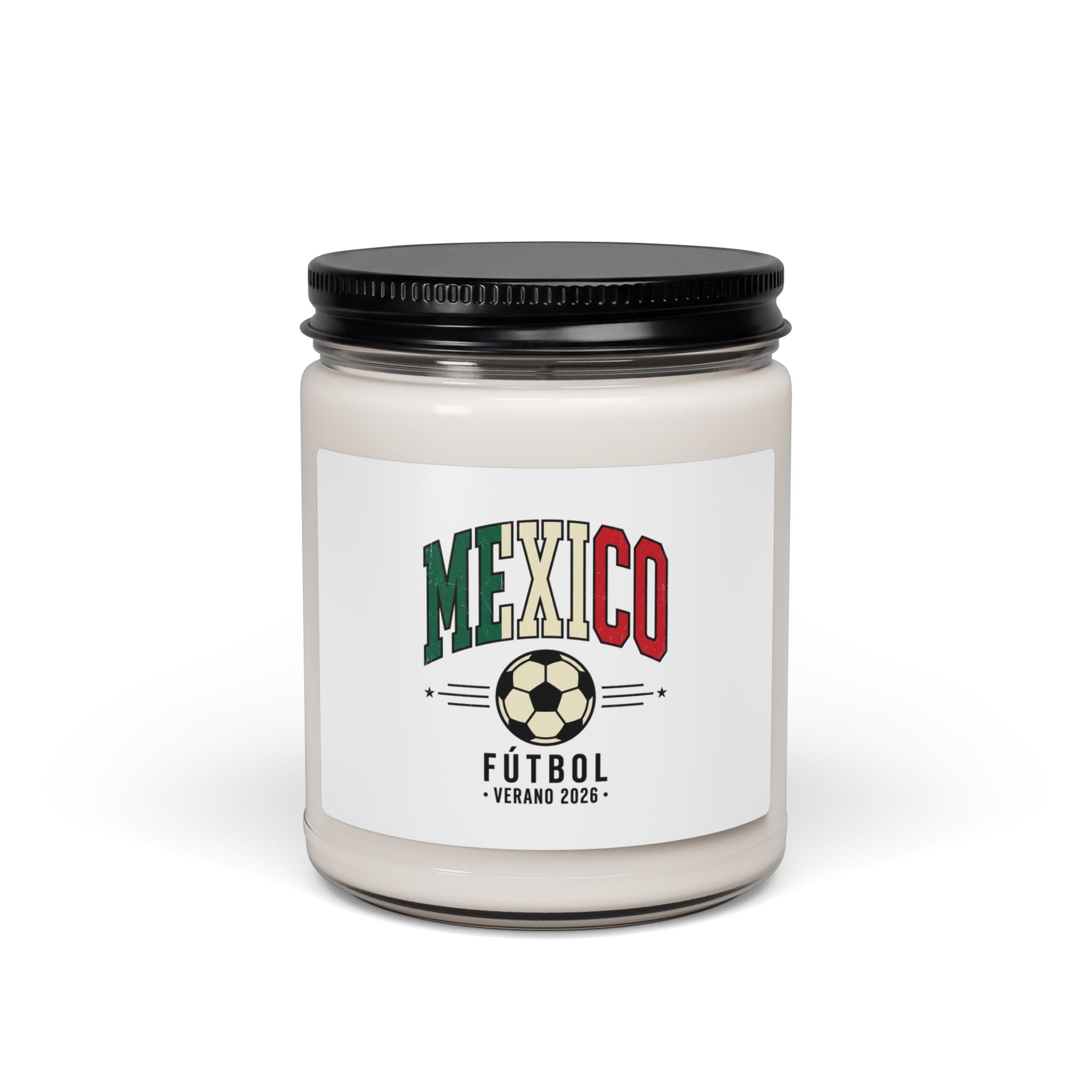 Mexico Fútbol Candle | Soccer Country Pride, Mexican Flag Colors