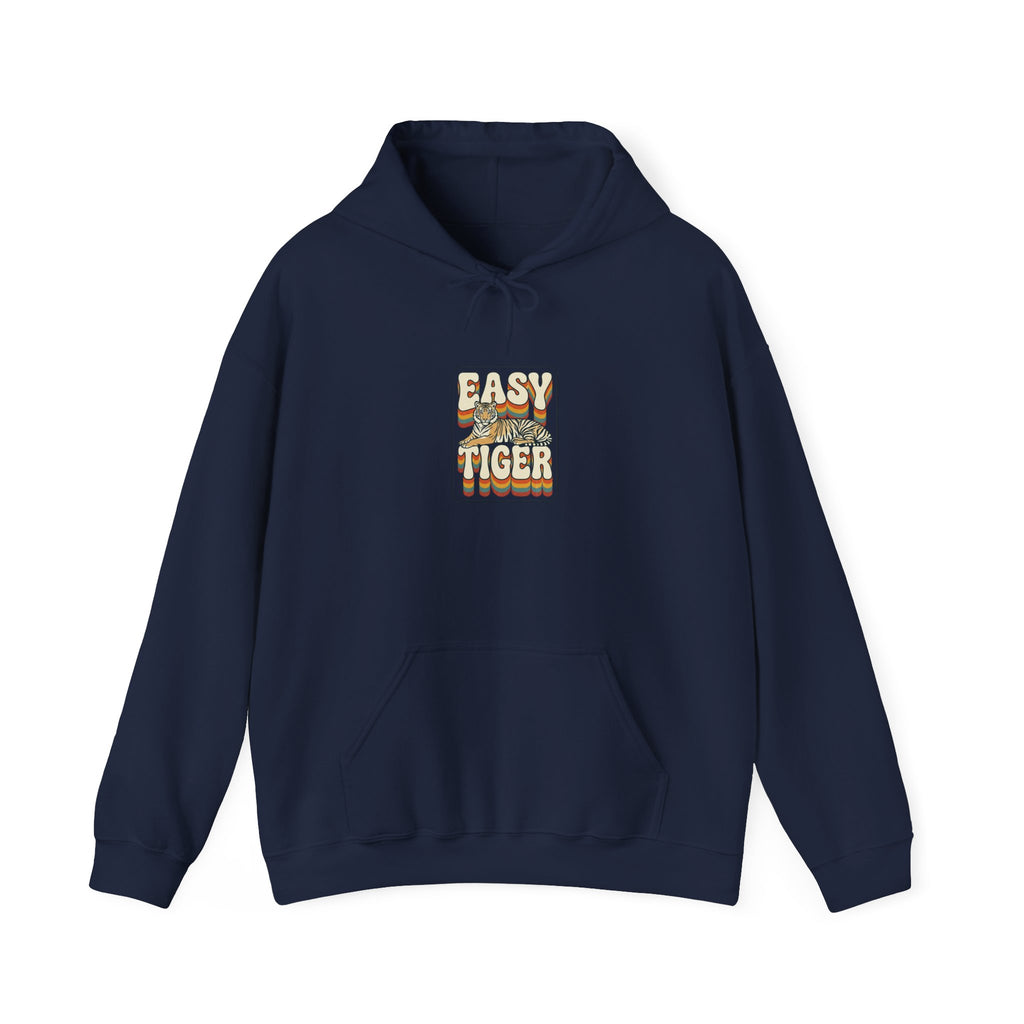 Easy Tiger retro tiger graphic Hoodie | vintage vacation vibe