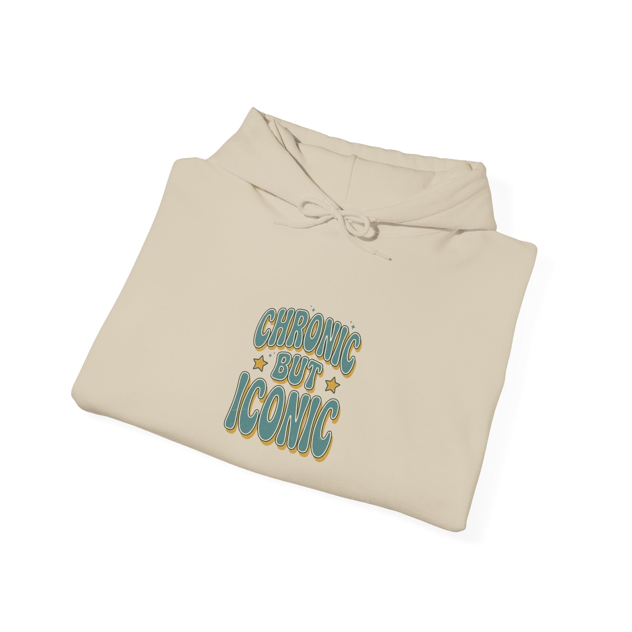 Chronic But Iconic Hoodie | Disability Pride Month, Accessible Visibility