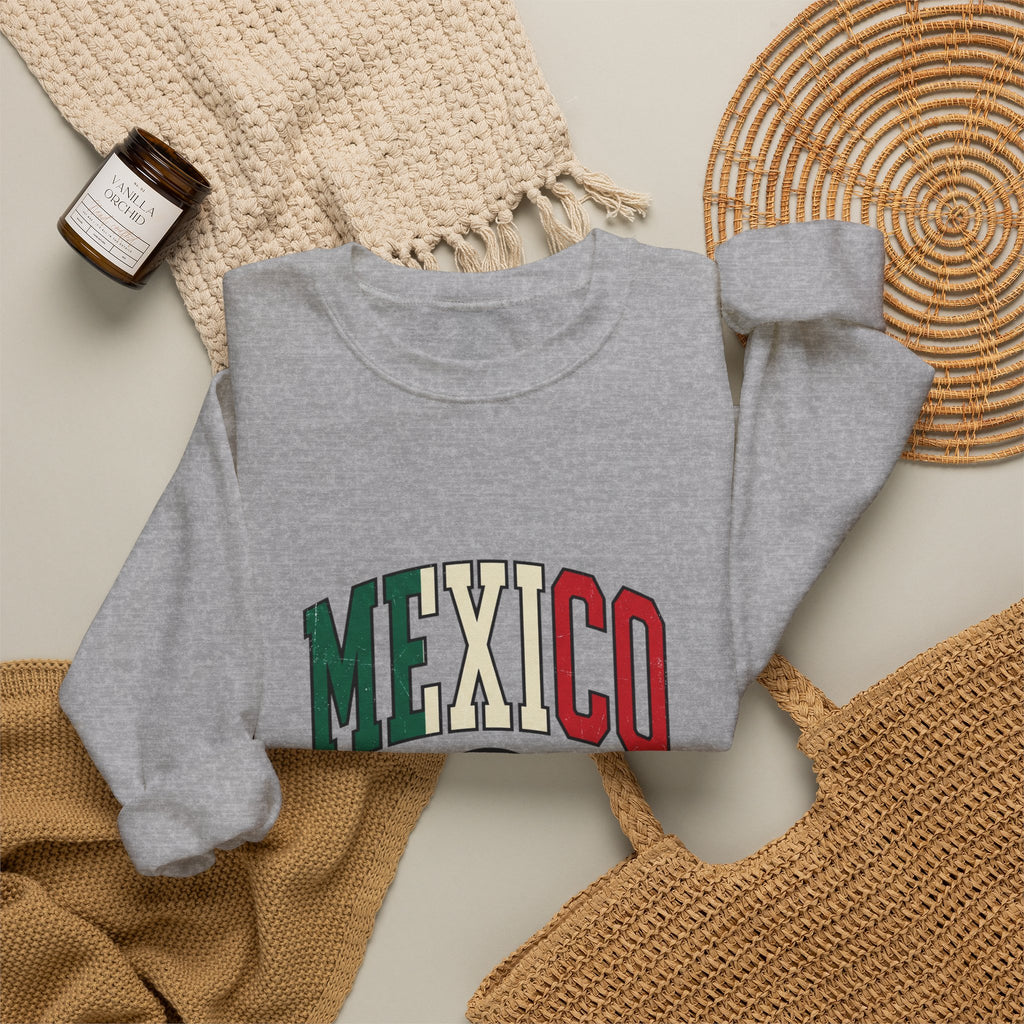 Mexico Futbol Crewneck Sweatshirt | Soccer, Mexican Flag Colors