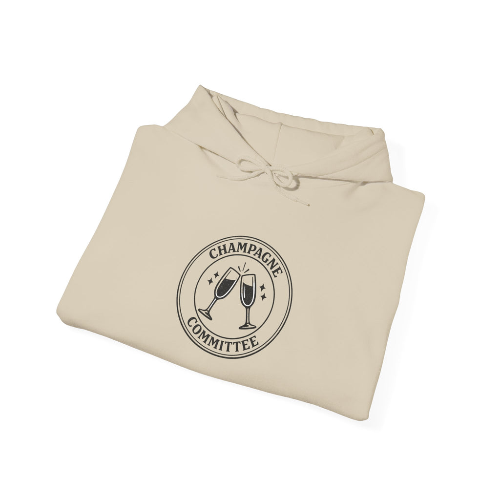 Champagne Committee Hoodie | Bride Era, Engaged Slogan Crew