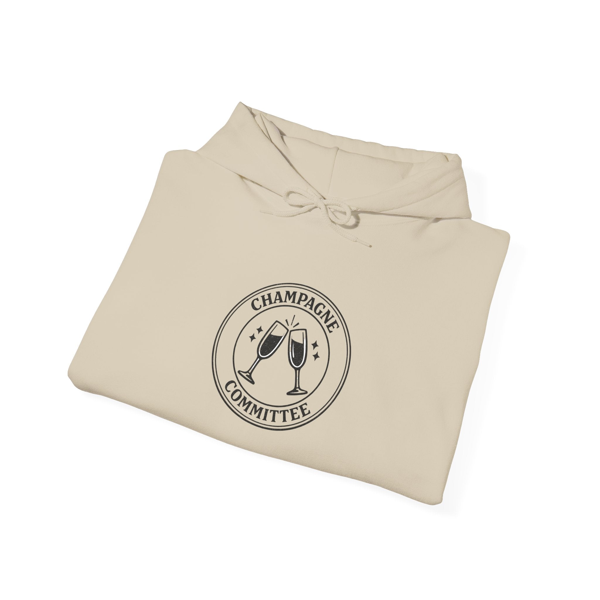 Champagne Committee Hoodie | Bride Era, Engaged Slogan Crew