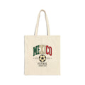 Mexico Futbol Tote | Mexico Flag Colors Soccer Canvas Tote