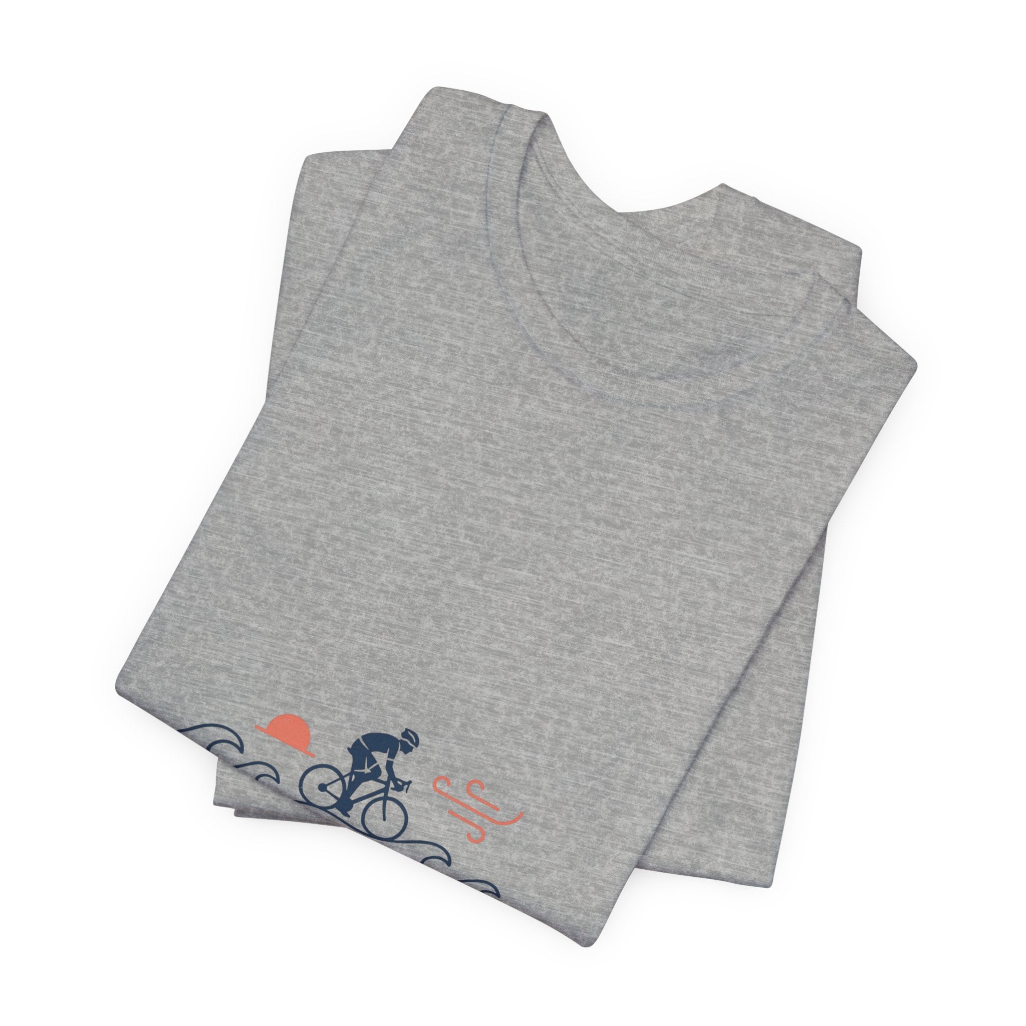 Sunset Road Cyclist Tee | Cycling Tour de France Style