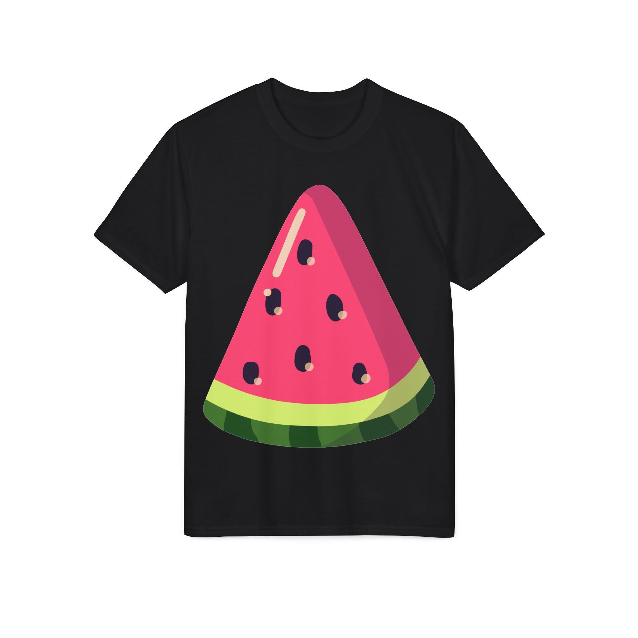 Watermelon Slice Performance T-Shirt — Cute Summer Fruit Graphic Tee