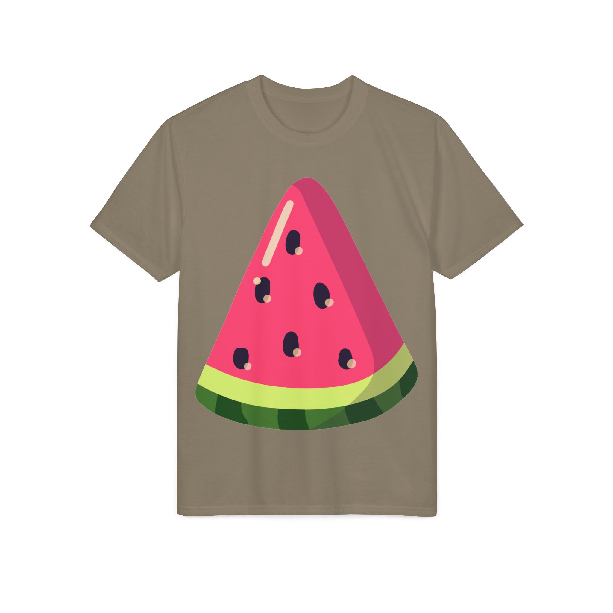 Watermelon Slice Performance T-Shirt — Cute Summer Fruit Graphic Tee