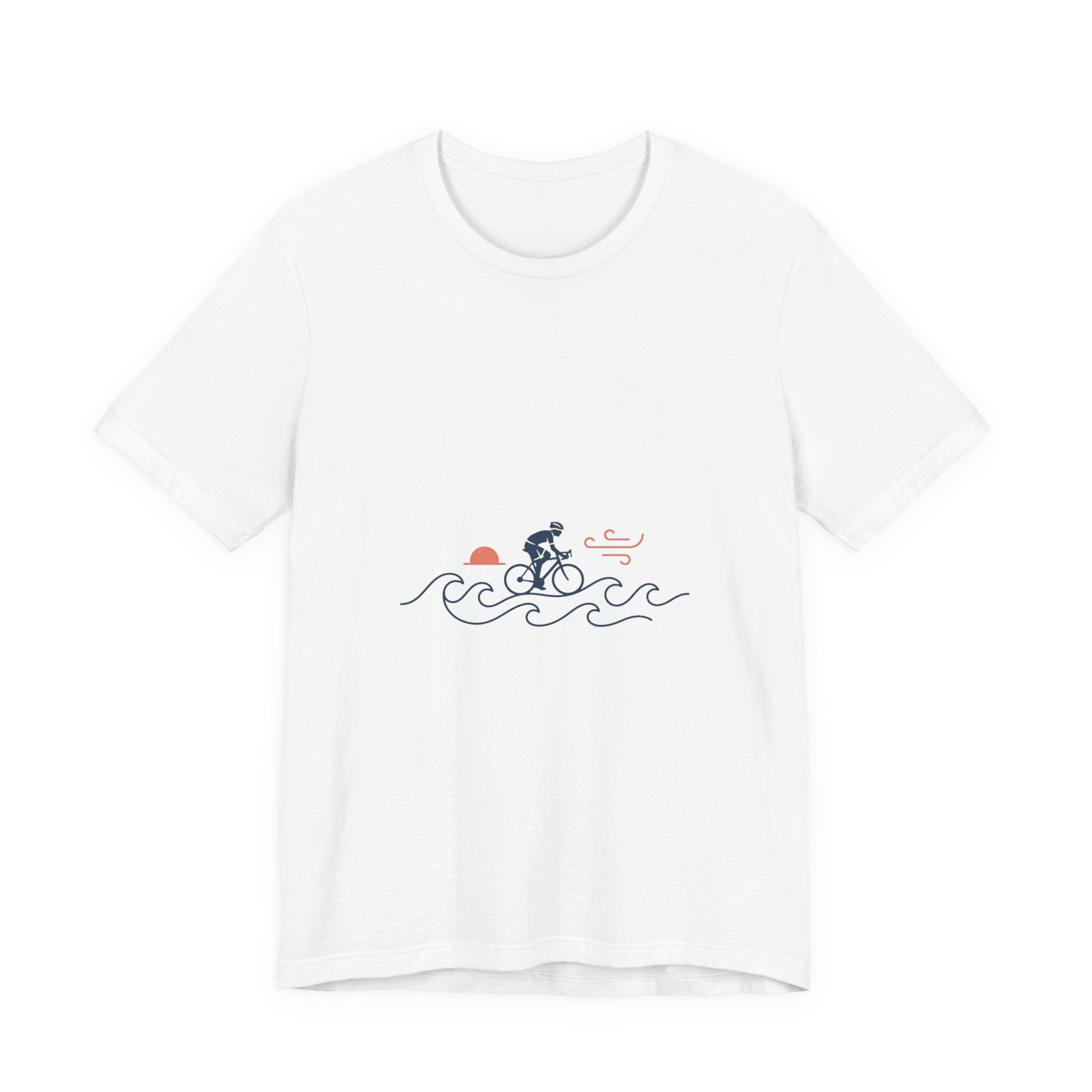 Sunset Road Cyclist Tee | Cycling Tour de France Style