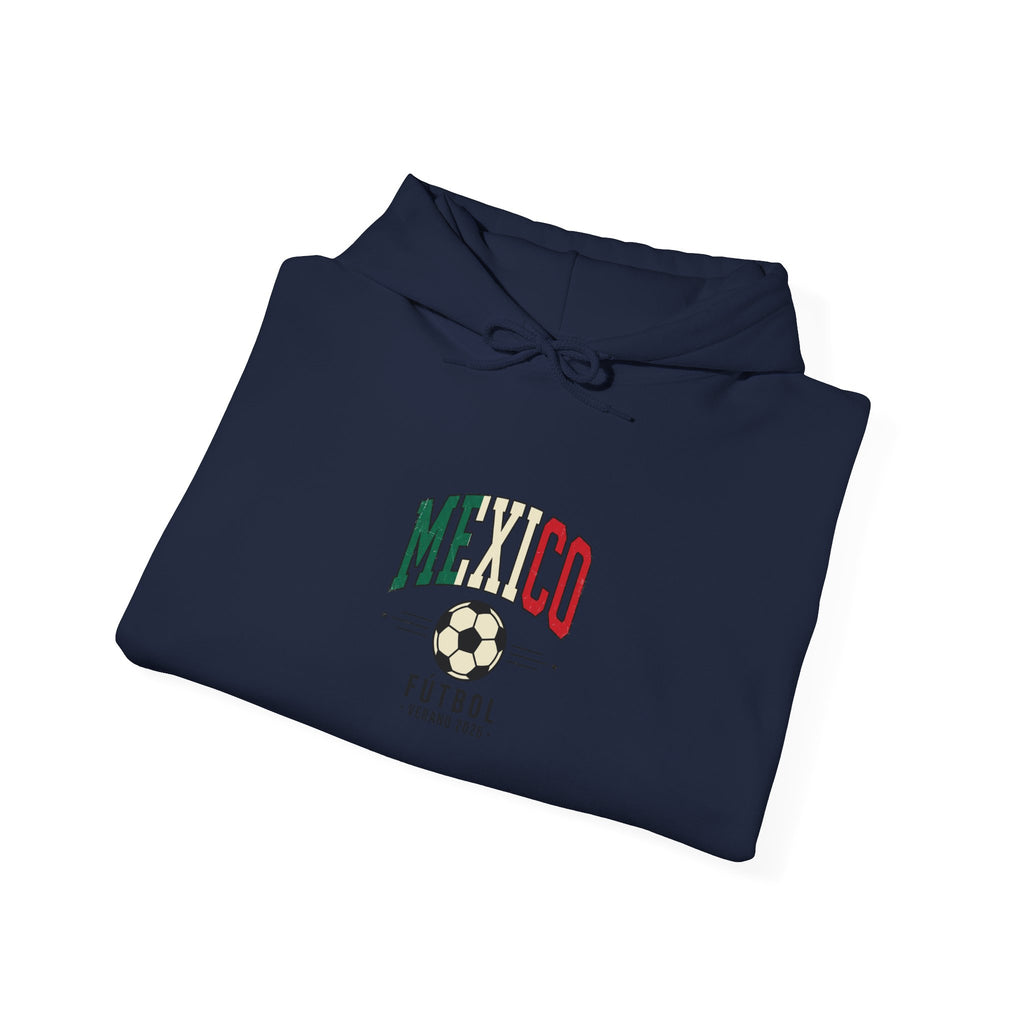 Mexico Futbol Crest Hoodie | Soccer Country Pride, Mexican Flag Colors