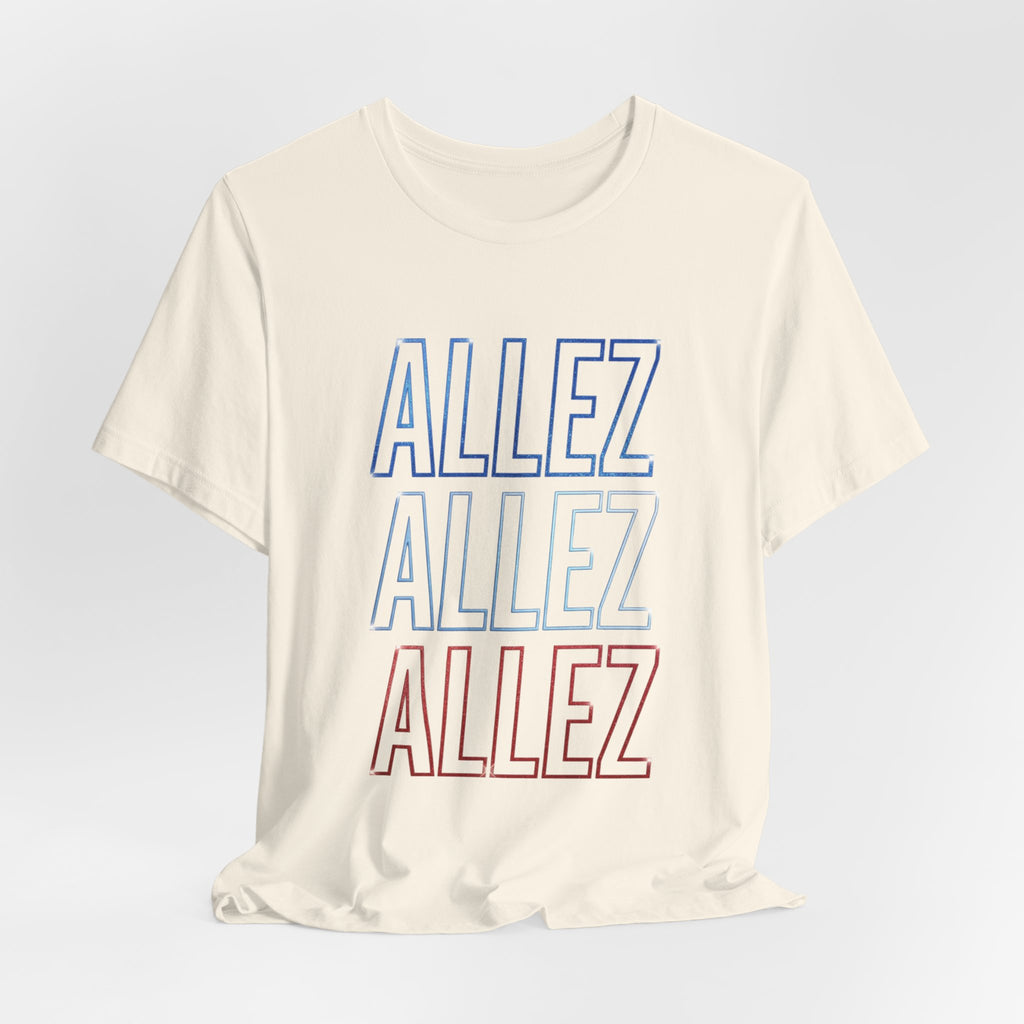 Allez Allez Allez Tee | Cycling Tour de France French Cycling Graphic