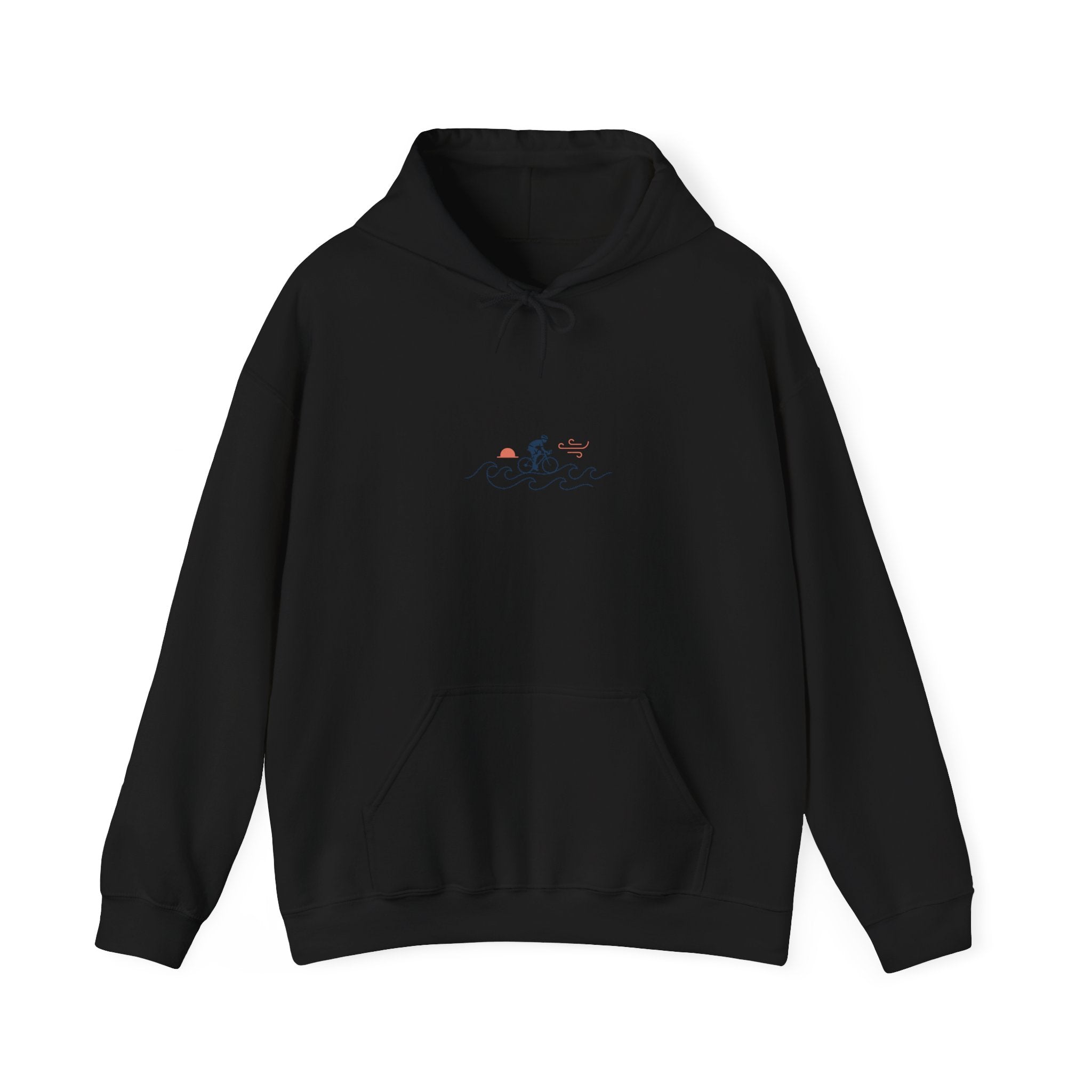 Minimal Bicycle Line Art Hoodie | Cycling Tour de France Inspired, Road Bike Sweatshirt