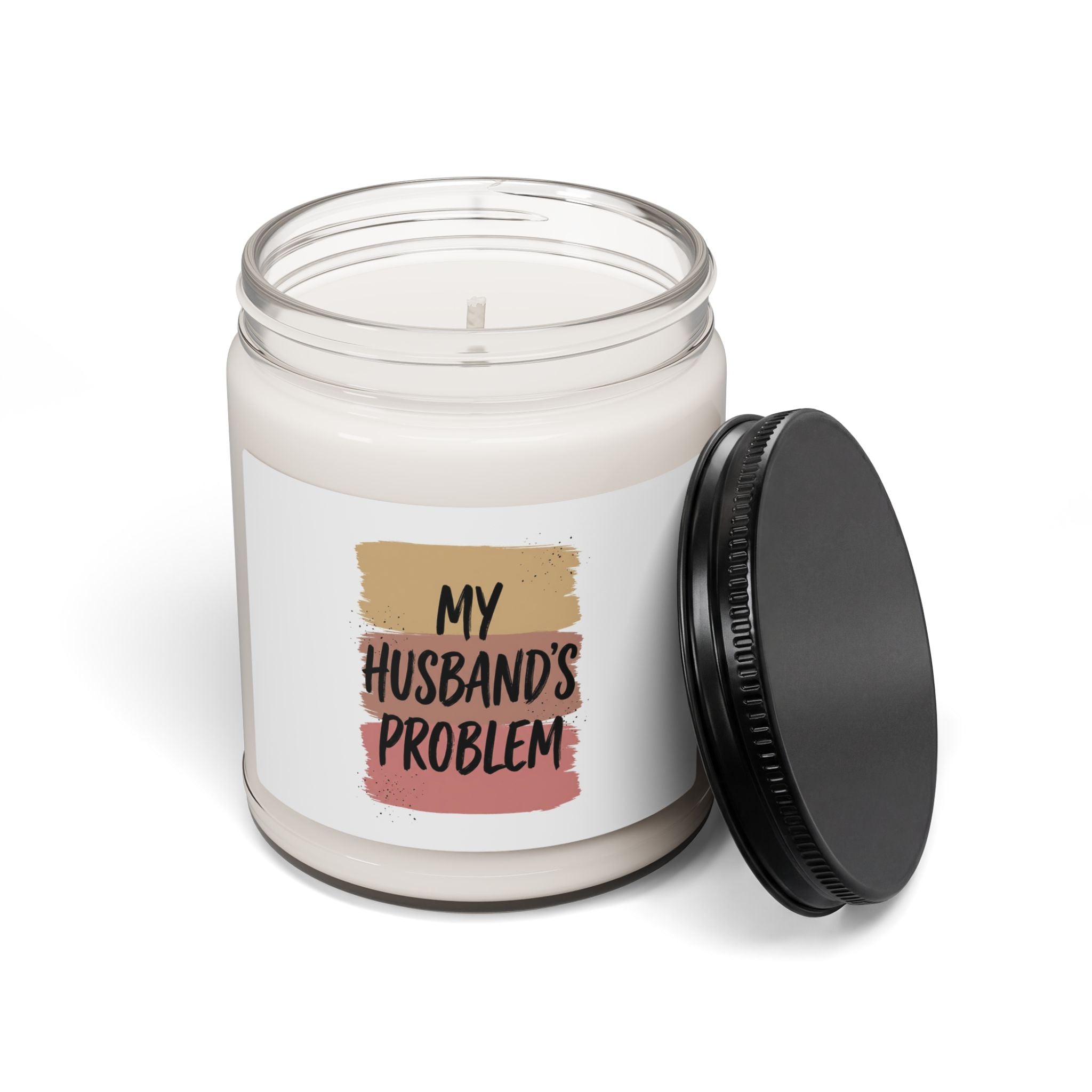 My Husband's Problem Candle | Scented Soy Candle, 9oz