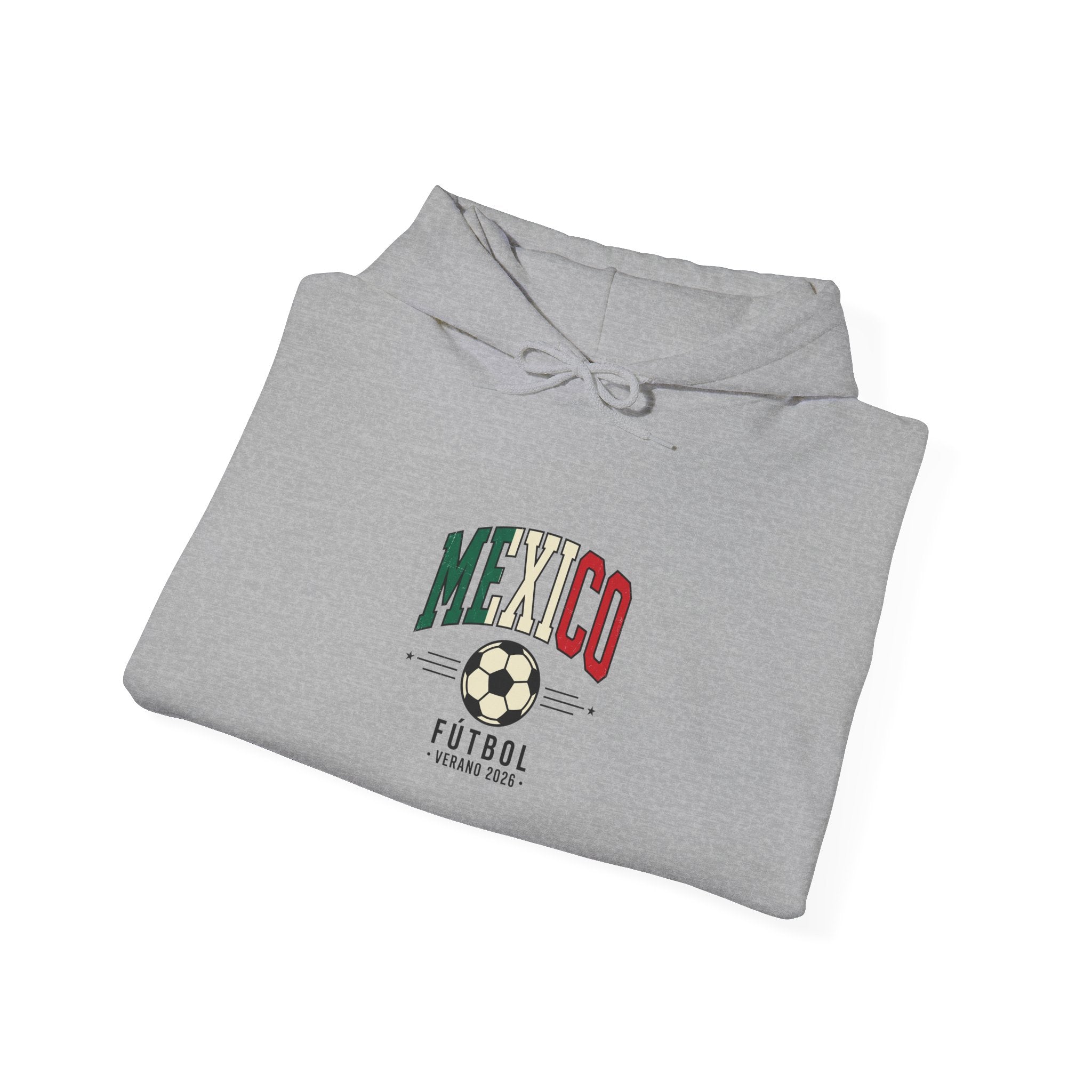 Mexico Futbol Crest Hoodie | Soccer Country Pride, Mexican Flag Colors