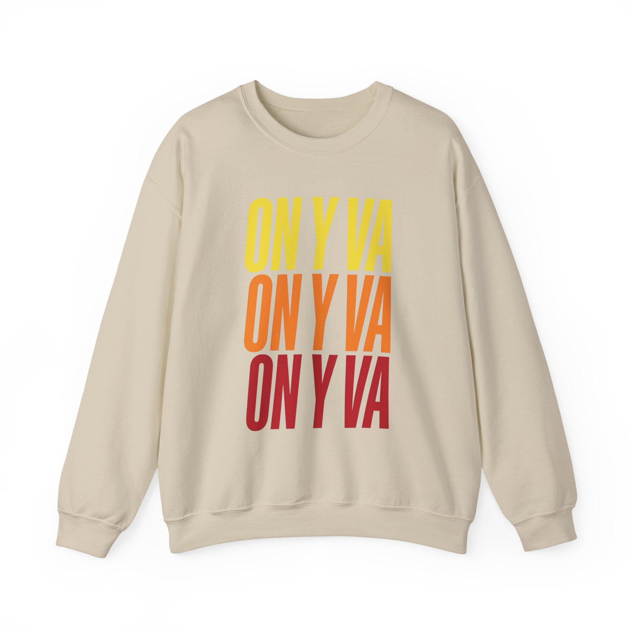 On Y Va Retro Cycling Crewneck Sweatshirt | Tour de France Vibes