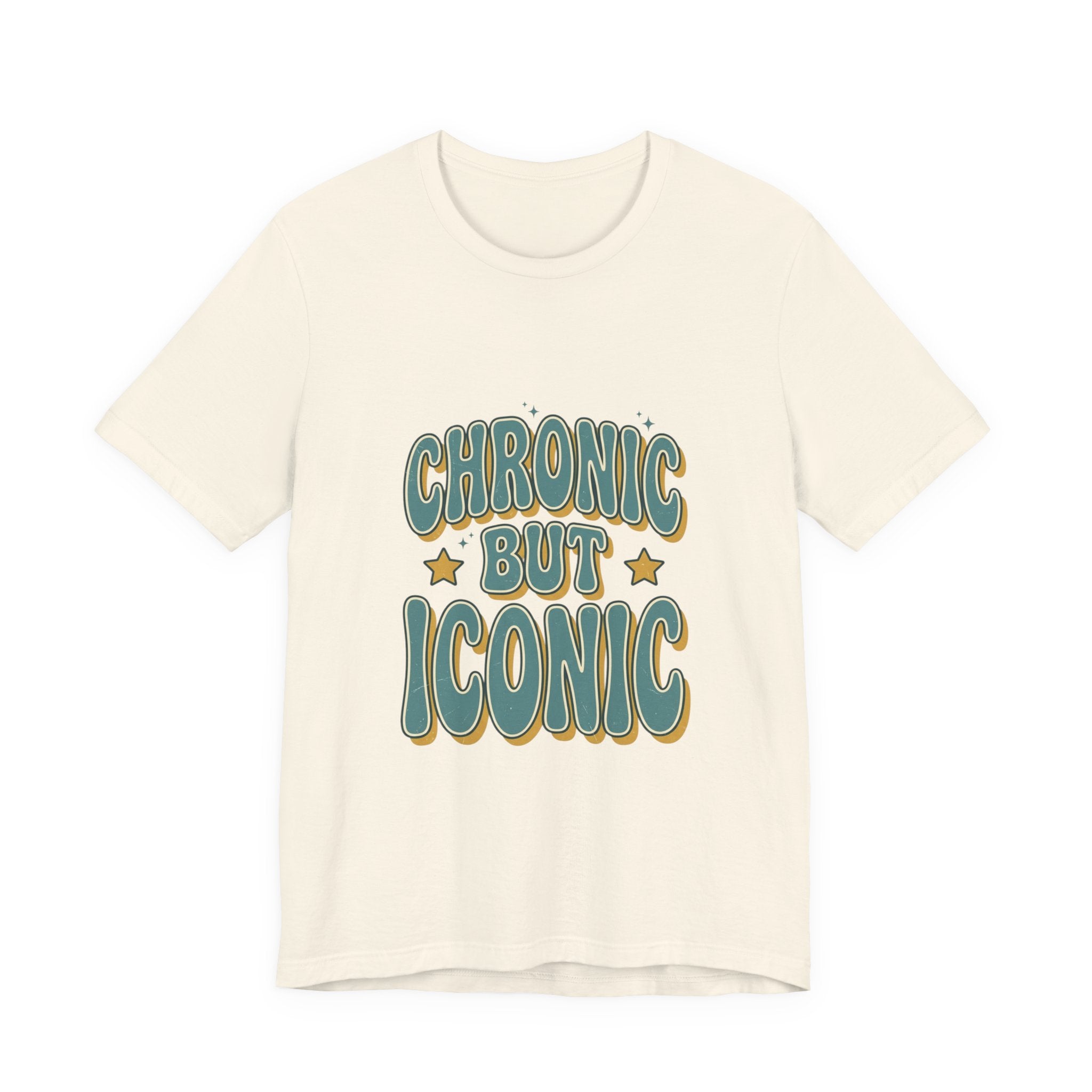 Chronic But Iconic Tee | Disability Pride Typography