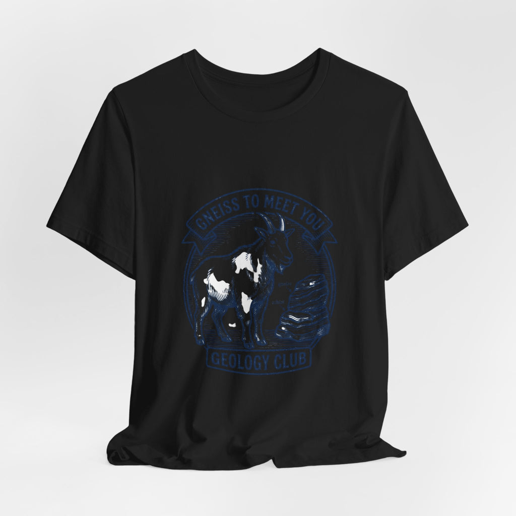 Gneiss To Meet You Geology Club Tee | Science Humor, Rock Pun