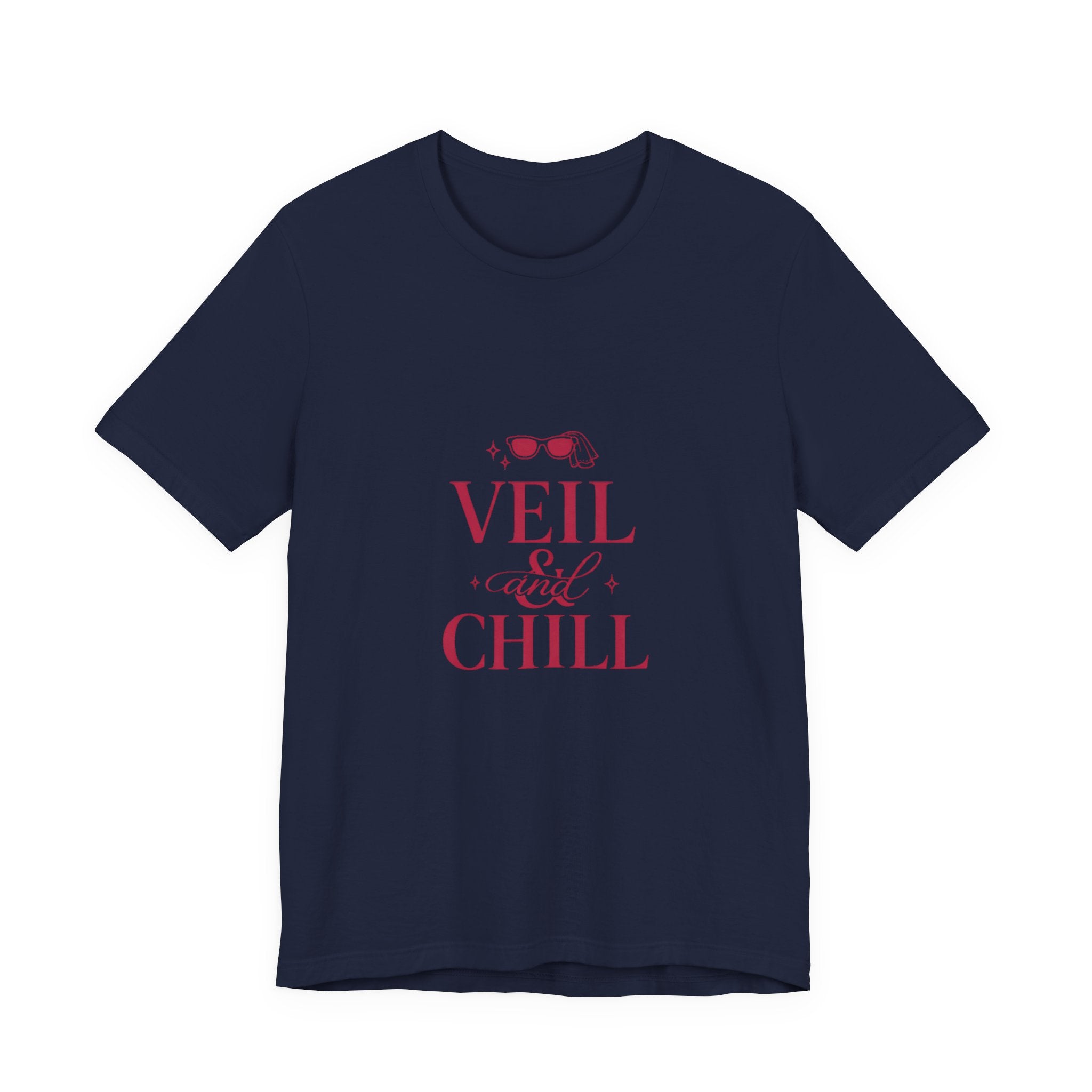 Veil and Chill Tee | Bride Era Slogan, Bridal Engagement Shirt