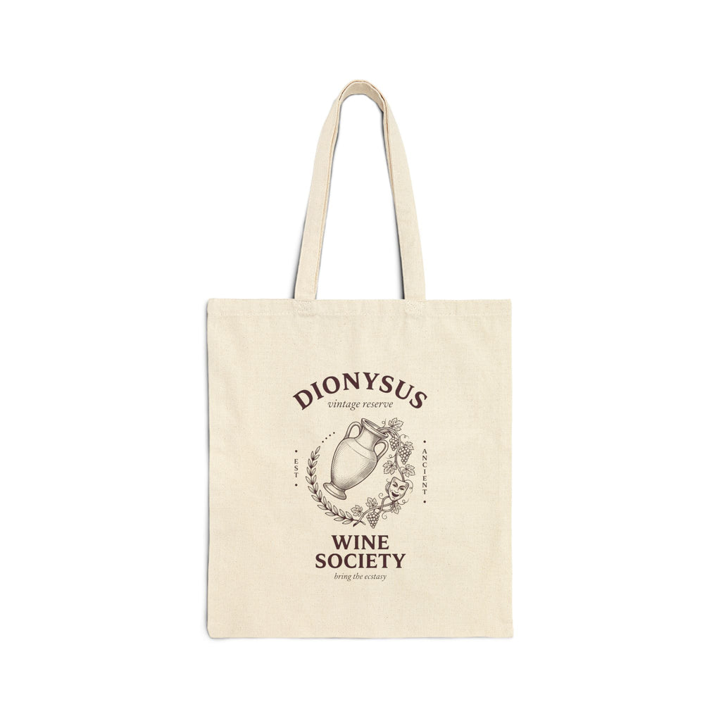 Dionysus Wine Society Tote | Greek Mythology, Mythcore, Classical Art