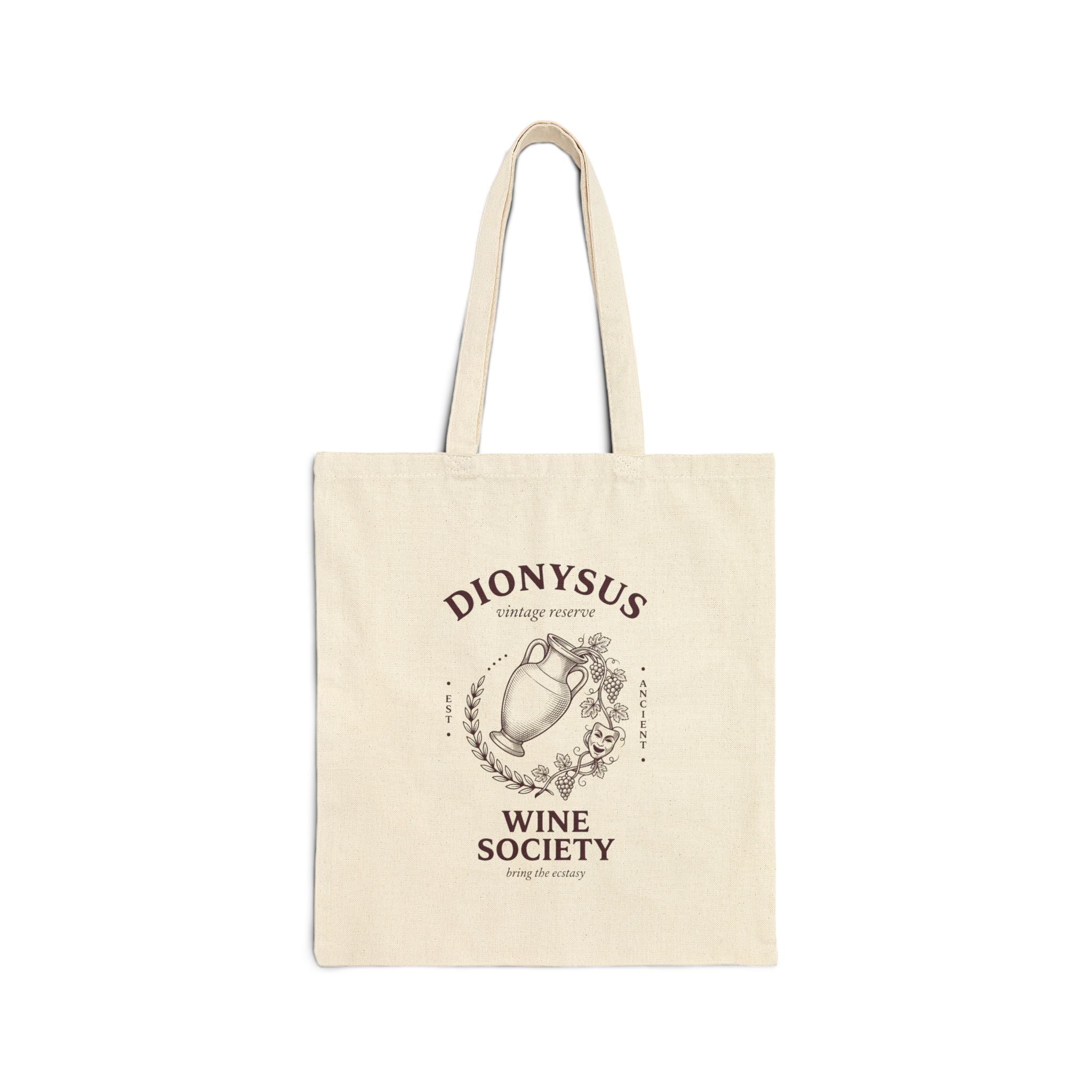 Dionysus Wine Society Tote | Greek Mythology, Mythcore, Classical Art
