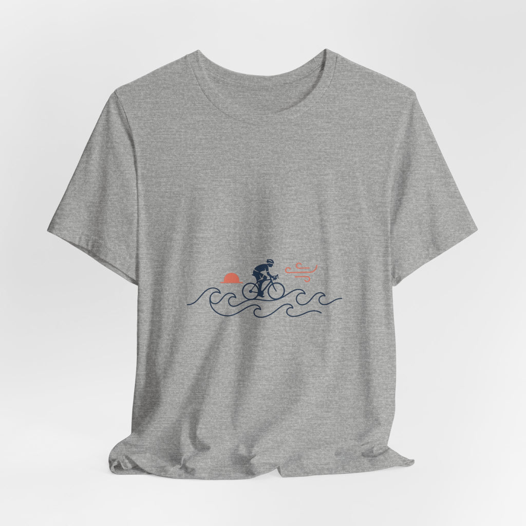 Sunset Road Cyclist Tee | Cycling Tour de France Style