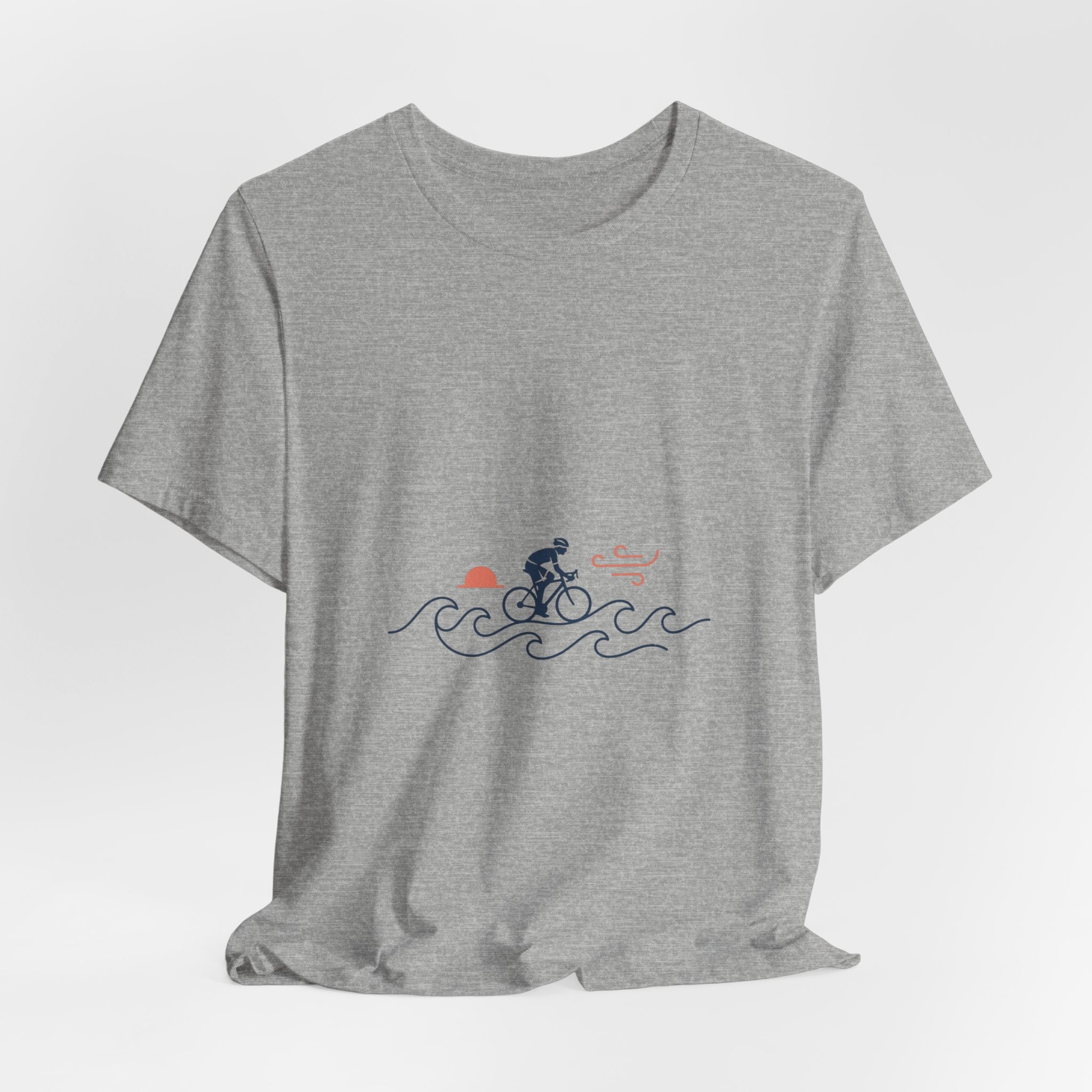 Sunset Road Cyclist Tee | Cycling Tour de France Style