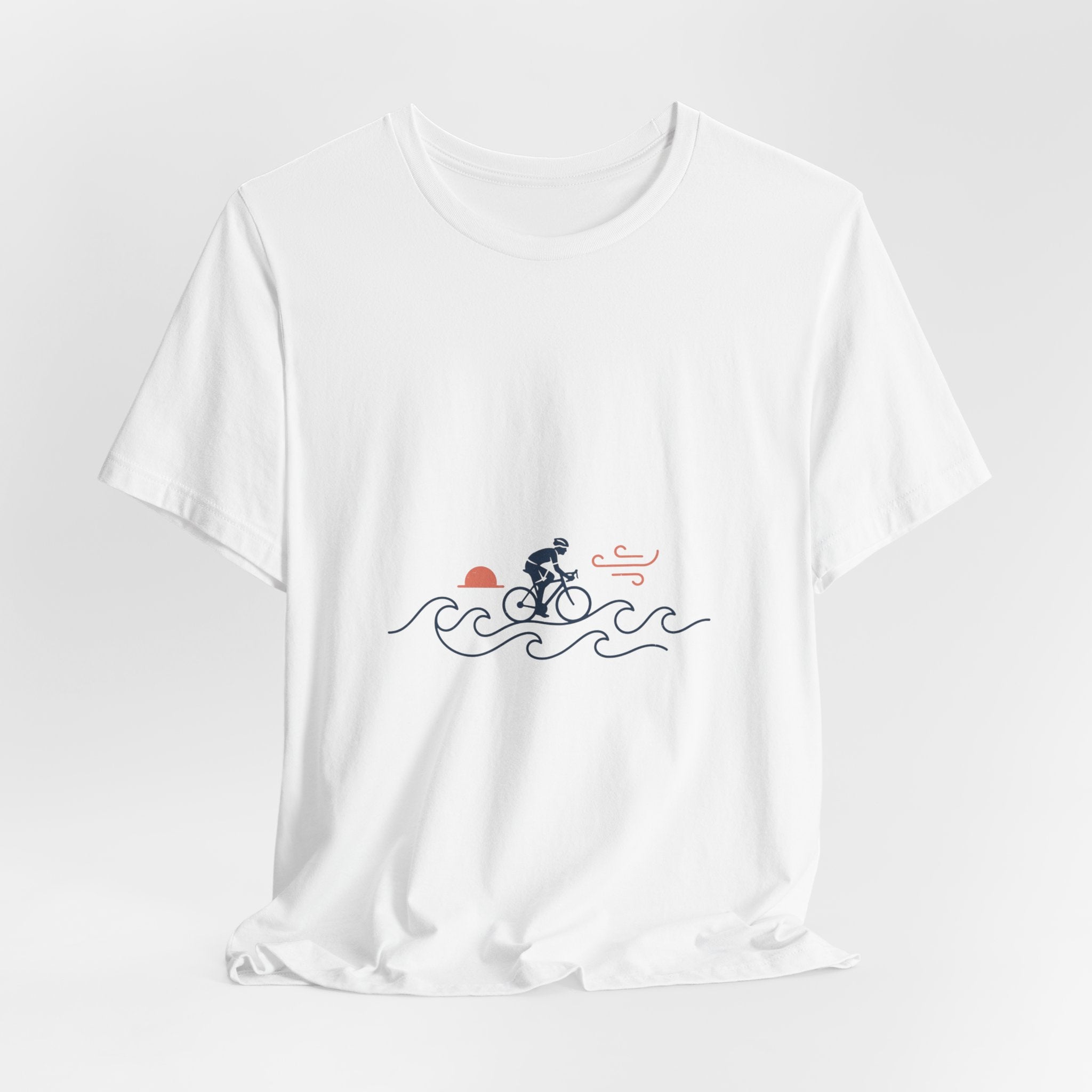 Sunset Road Cyclist Tee | Cycling Tour de France Style