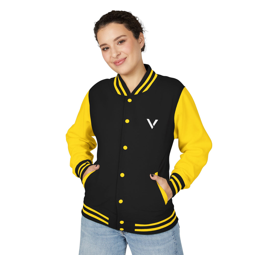 Classic Red & White Letterman Jacket