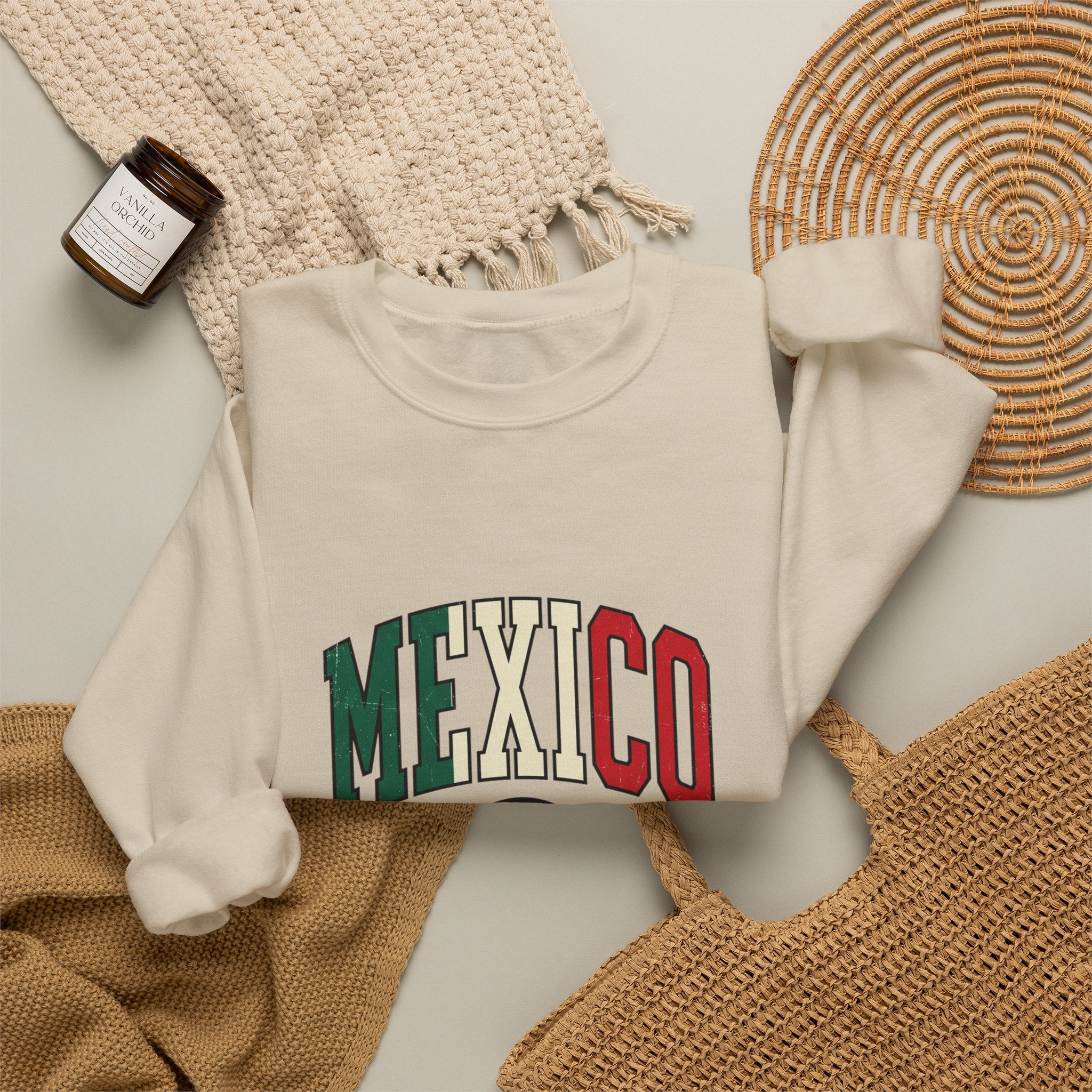 Mexico Futbol Crewneck Sweatshirt | Soccer, Mexican Flag Colors