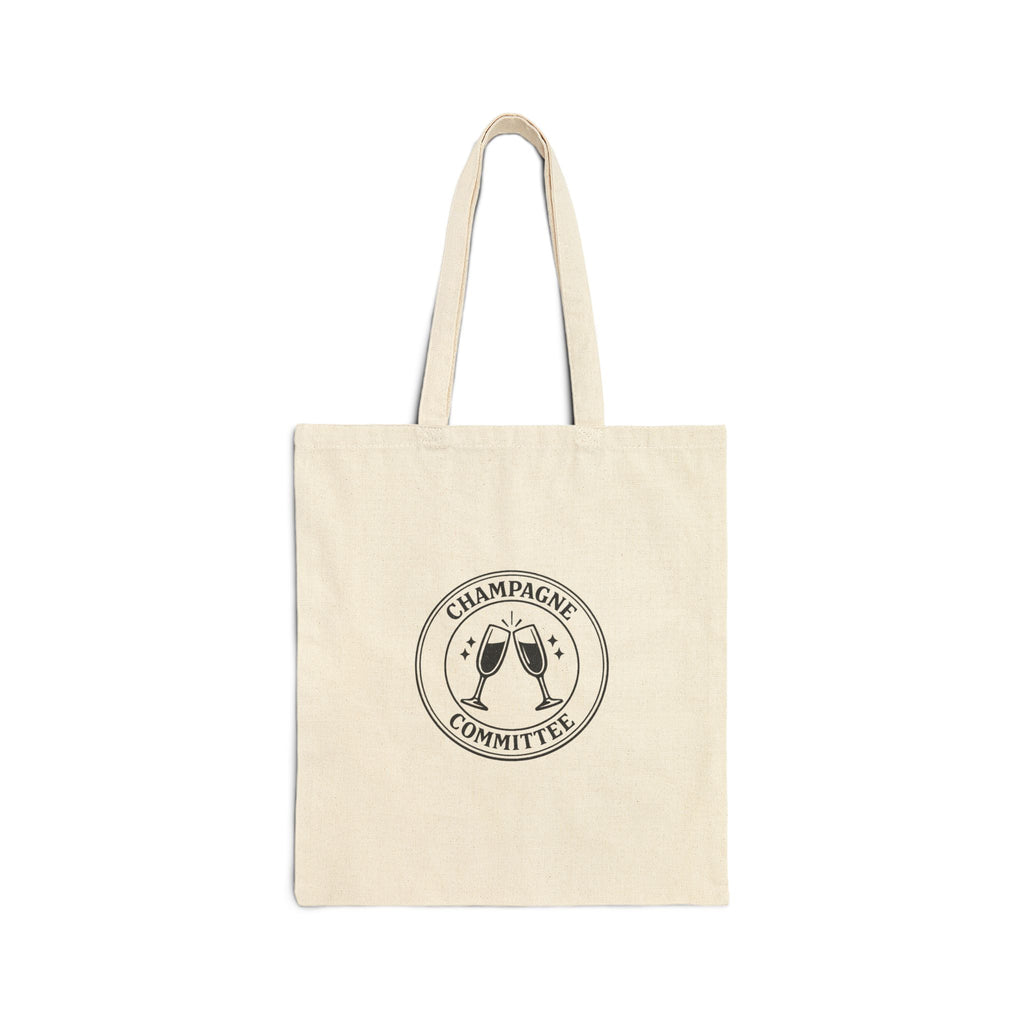 Champagne Committee Tote | Bride Era, Engagement Slogan Canvas Tote