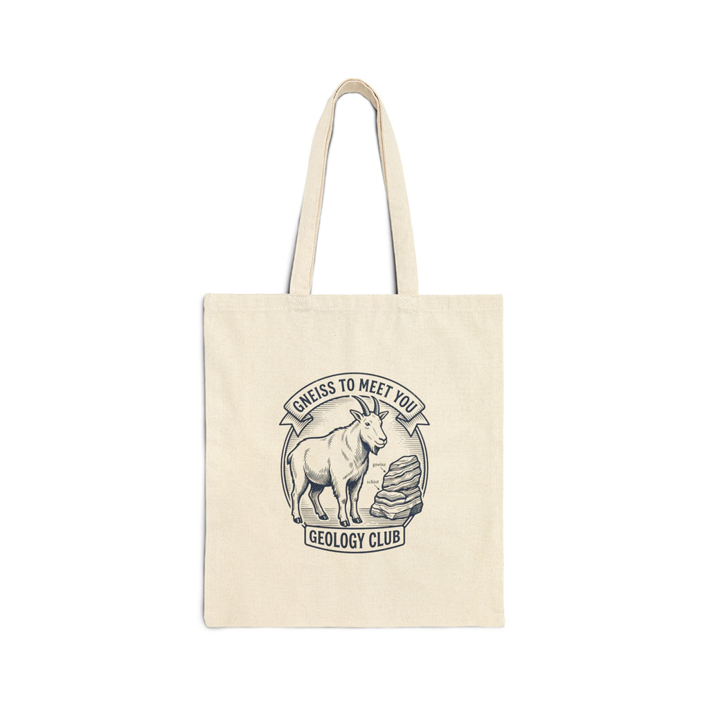 Geology Club Tote, science humor geology bag, punny STEM tote