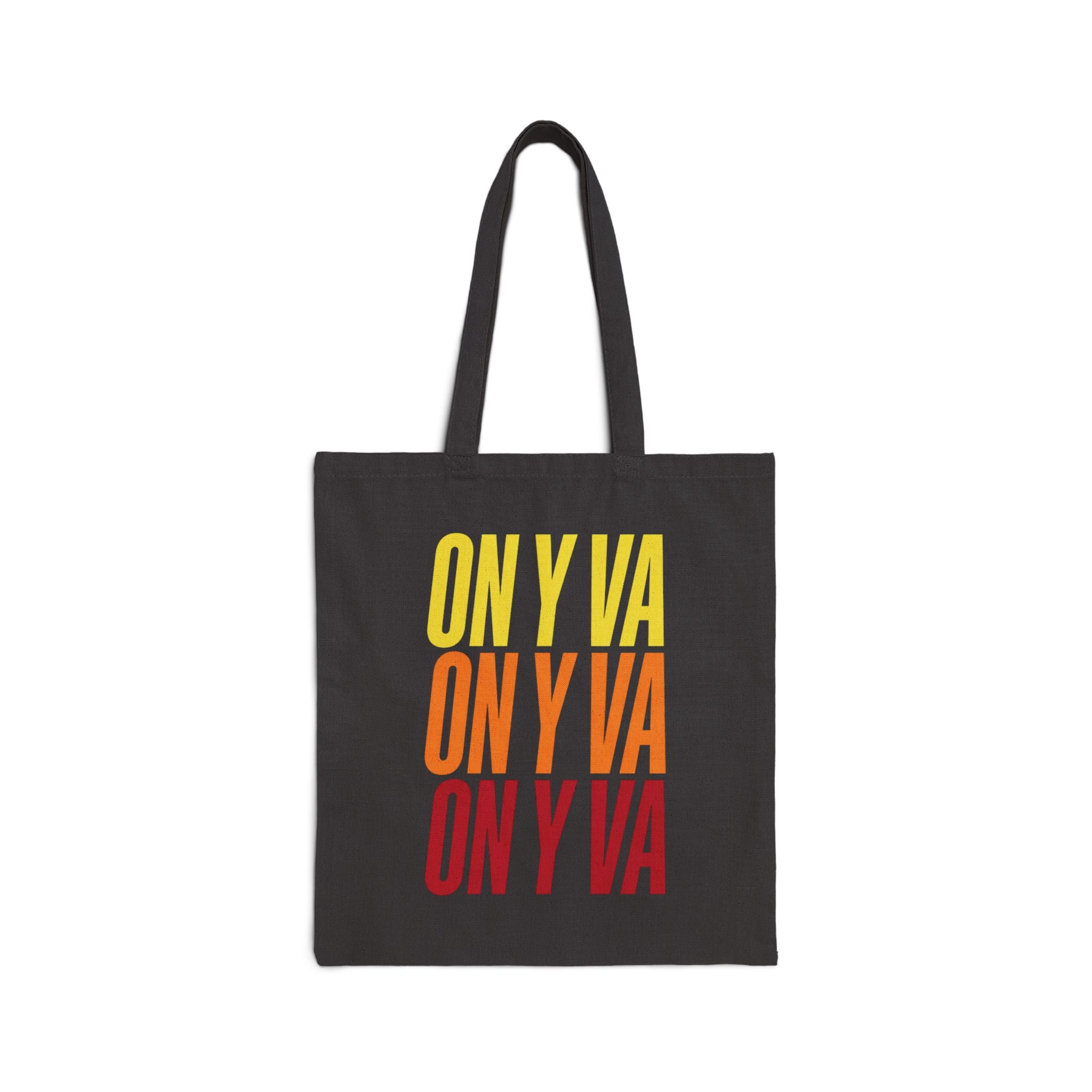 On Y Va Retro Cycling Tote | Tour de France Inspired Canvas