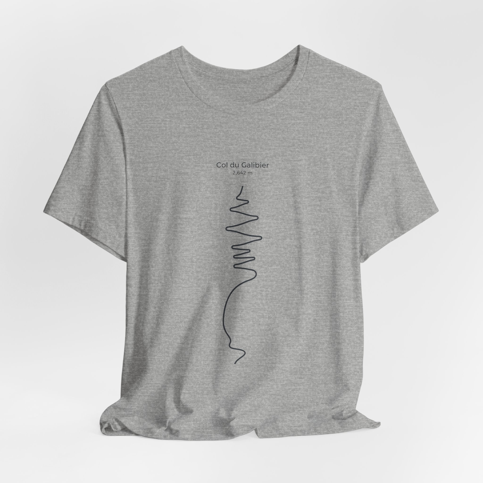 Col du Galibier route map tee | Cycling, Tour de France style