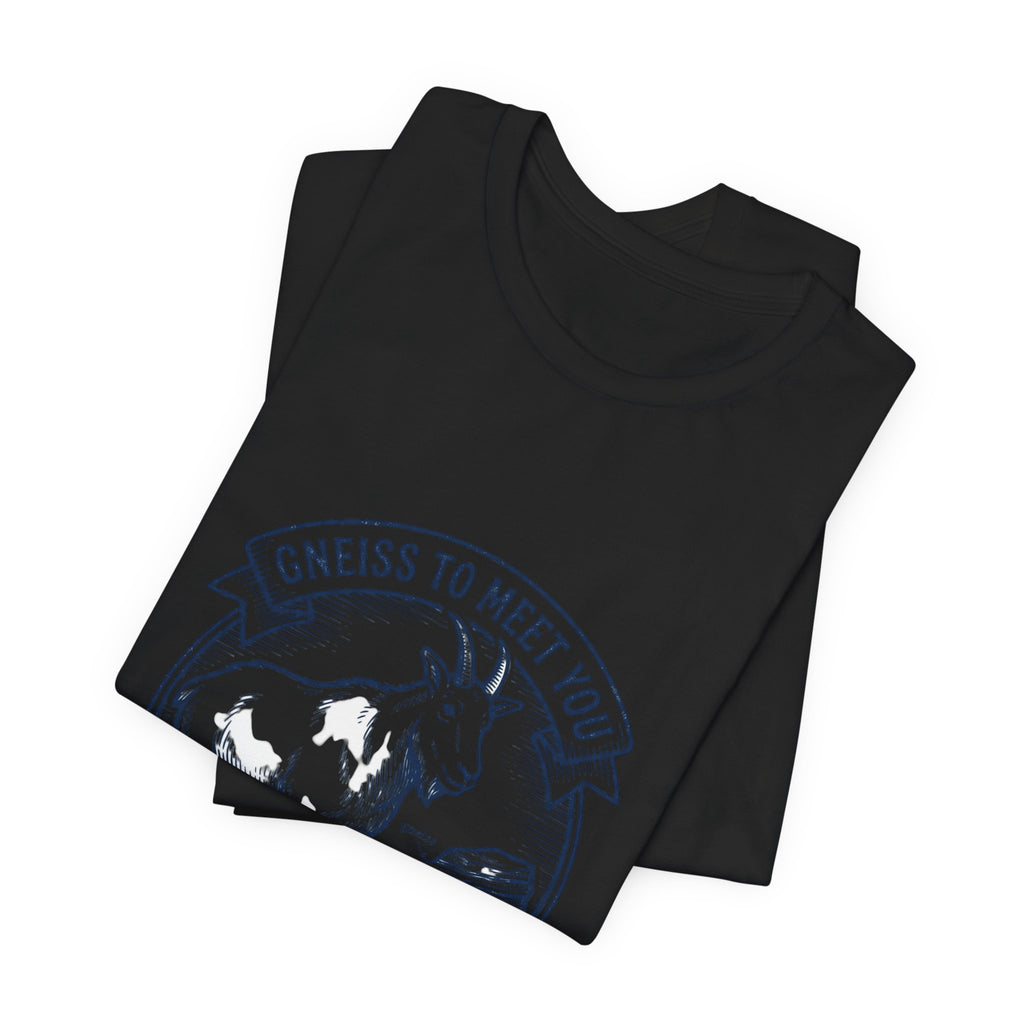 Gneiss To Meet You Geology Club Tee | Science Humor, Rock Pun