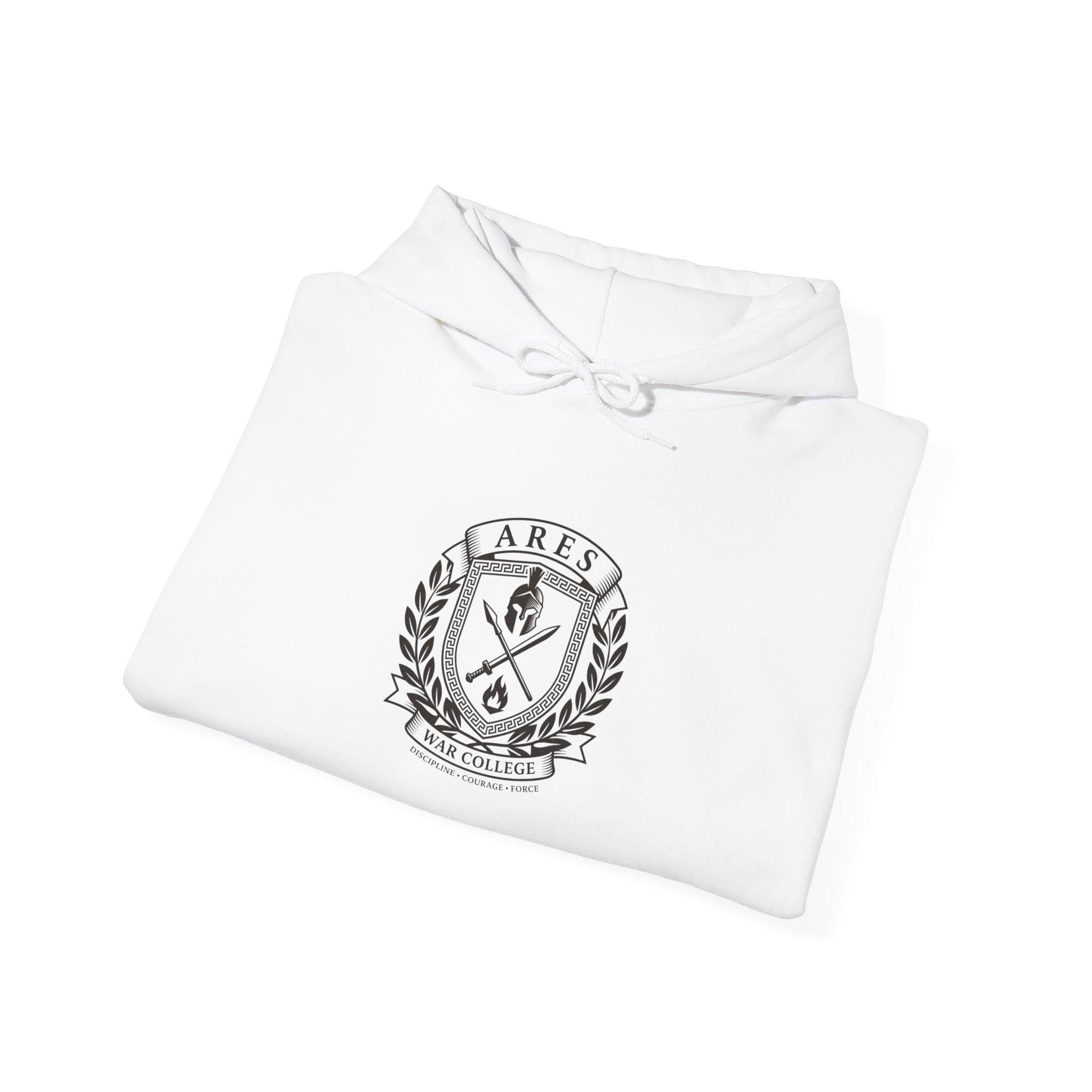 Ares Crest Hoodie | Greek Mythology, Mythcore Classical Emblem - Velqono