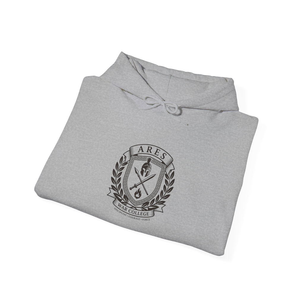 Ares Crest Hoodie | Greek Mythology, Mythcore Classical Emblem - Velqono