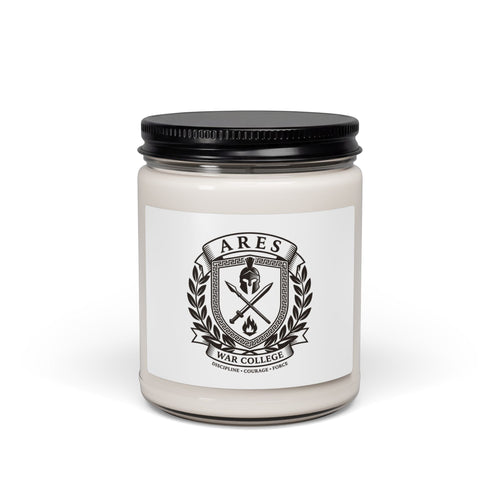 Ares Crest Soy Candle, Greek Mythology Mythcore | Dark Academia - Velqono