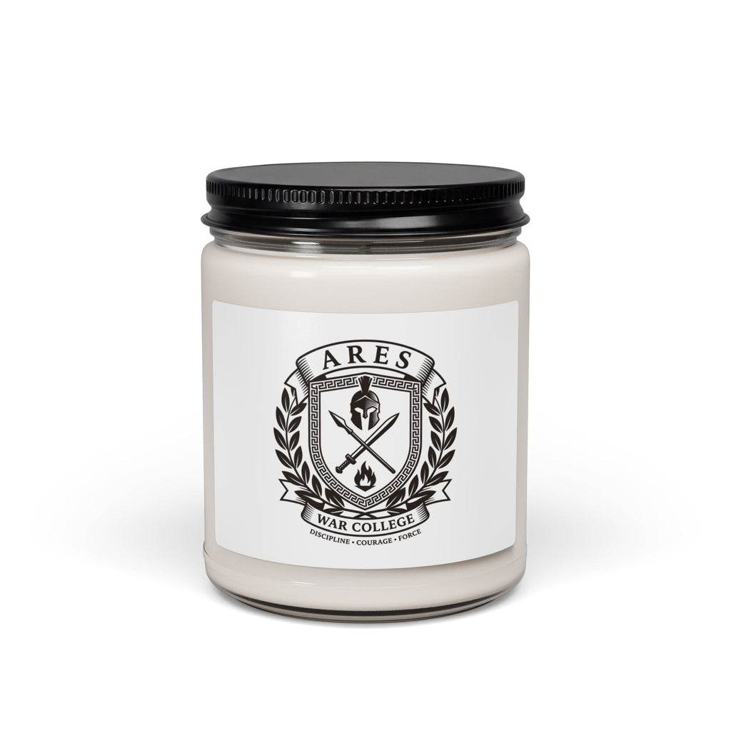 Ares Crest Soy Candle, Greek Mythology Mythcore | Dark Academia - Velqono