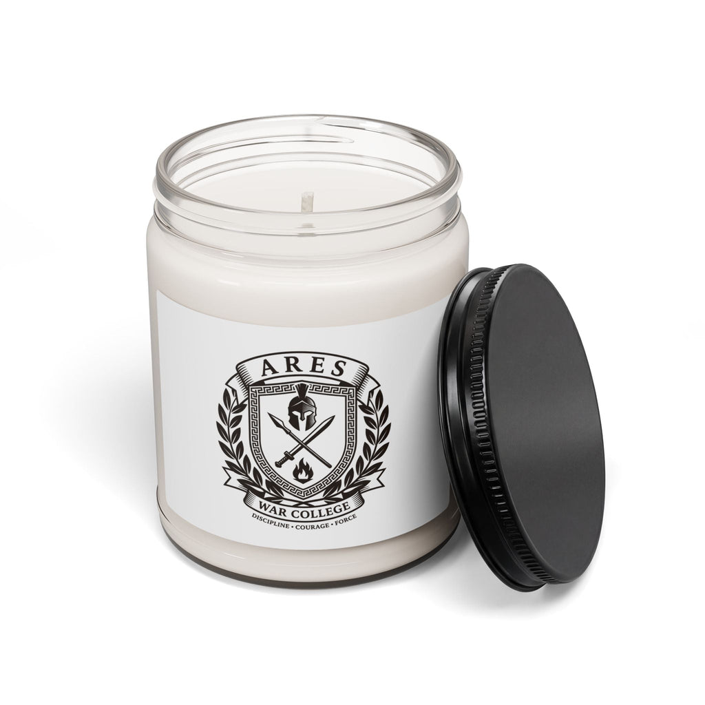 Ares Crest Soy Candle, Greek Mythology Mythcore | Dark Academia - Velqono