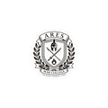 Ares War College Crest Kiss-Cut Stickers | Mythcore Greek Mythology - Velqono