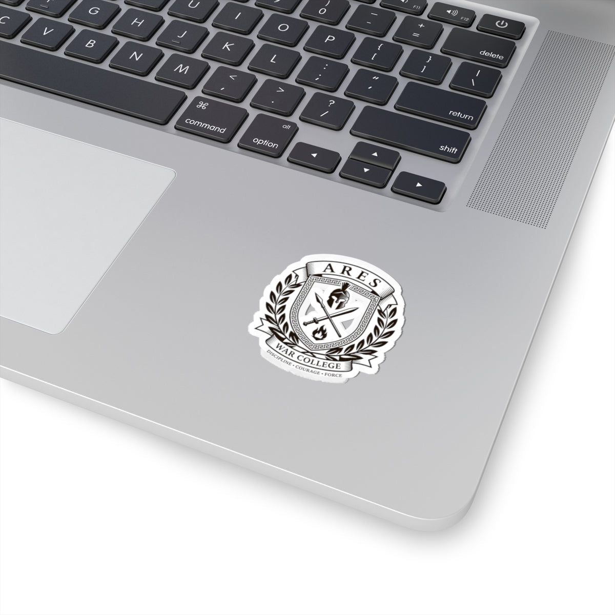 Ares War College Crest Kiss-Cut Stickers | Mythcore Greek Mythology - Velqono