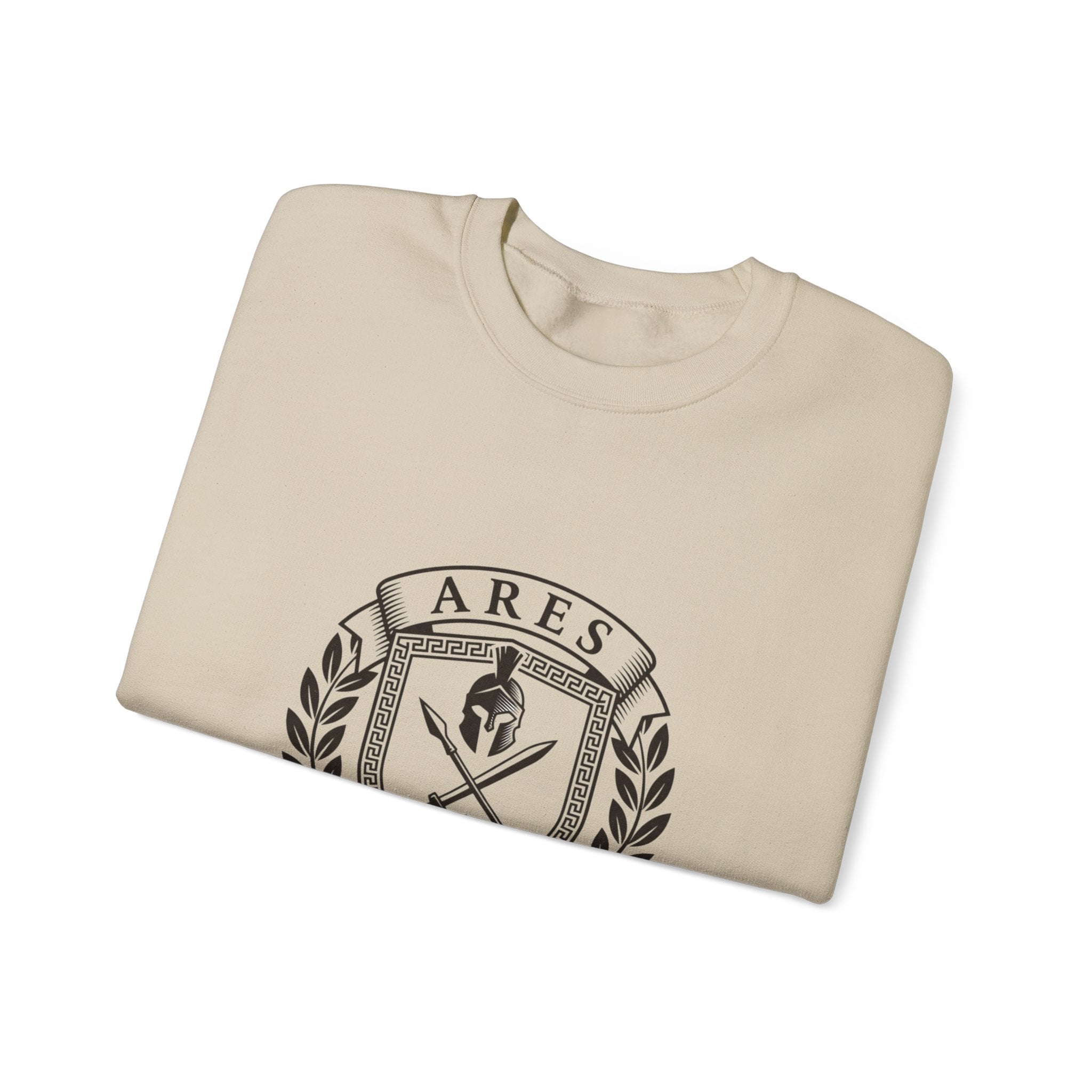 Ares War College Crest Sweatshirt | Greek Mythology, Mythcore - Velqono
