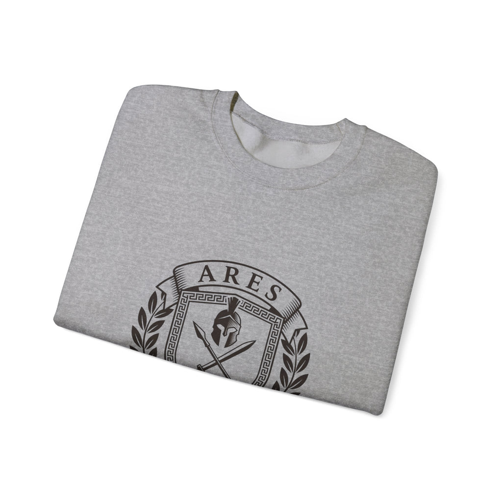 Ares War College Crest Sweatshirt | Greek Mythology, Mythcore - Velqono