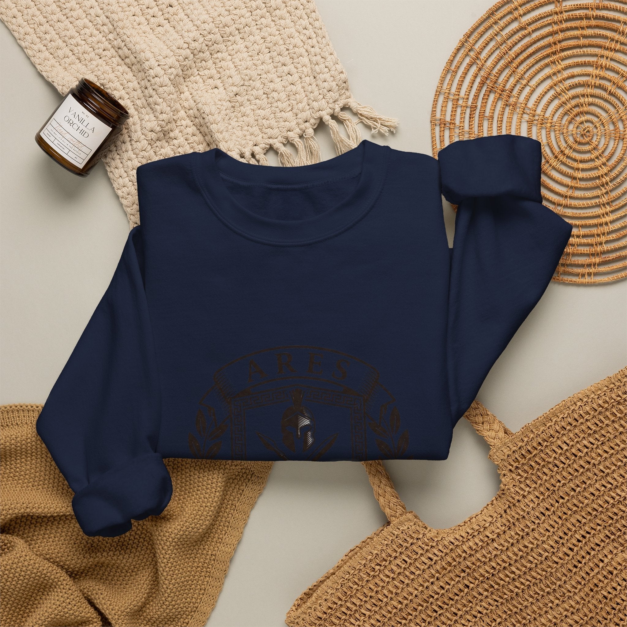 Ares War College Crest Sweatshirt | Greek Mythology, Mythcore - Velqono