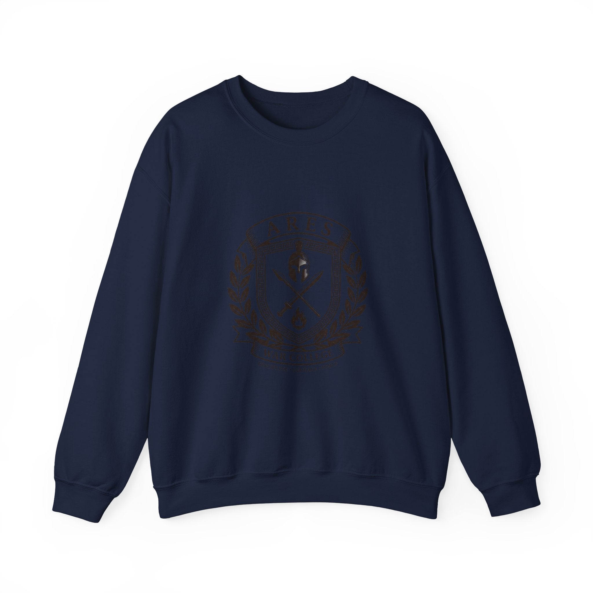 Ares War College Crest Sweatshirt | Greek Mythology, Mythcore - Velqono