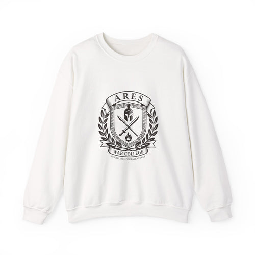 Ares War College Crest Sweatshirt | Greek Mythology, Mythcore - Velqono
