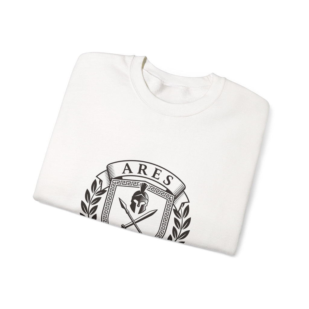 Ares War College Crest Sweatshirt | Greek Mythology, Mythcore - Velqono